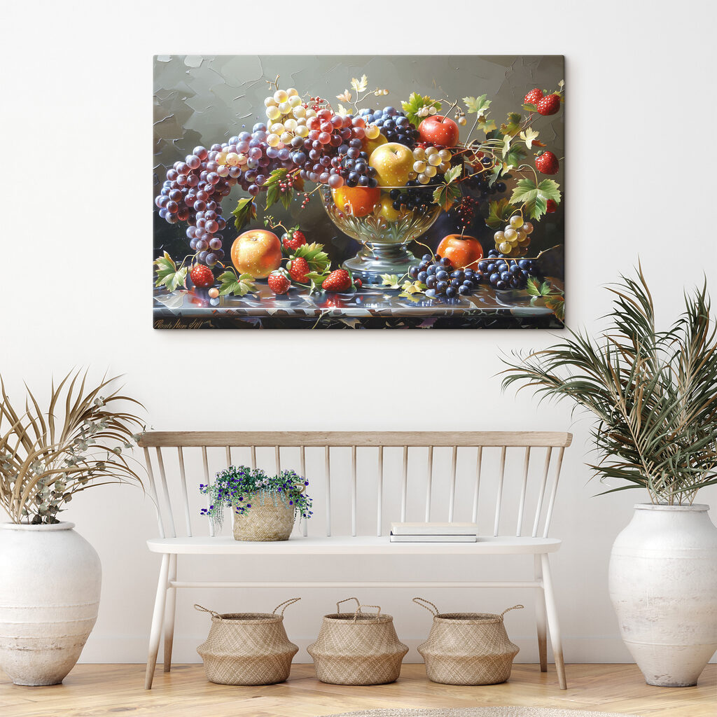 Uva in una fruttiera — ambiente 1