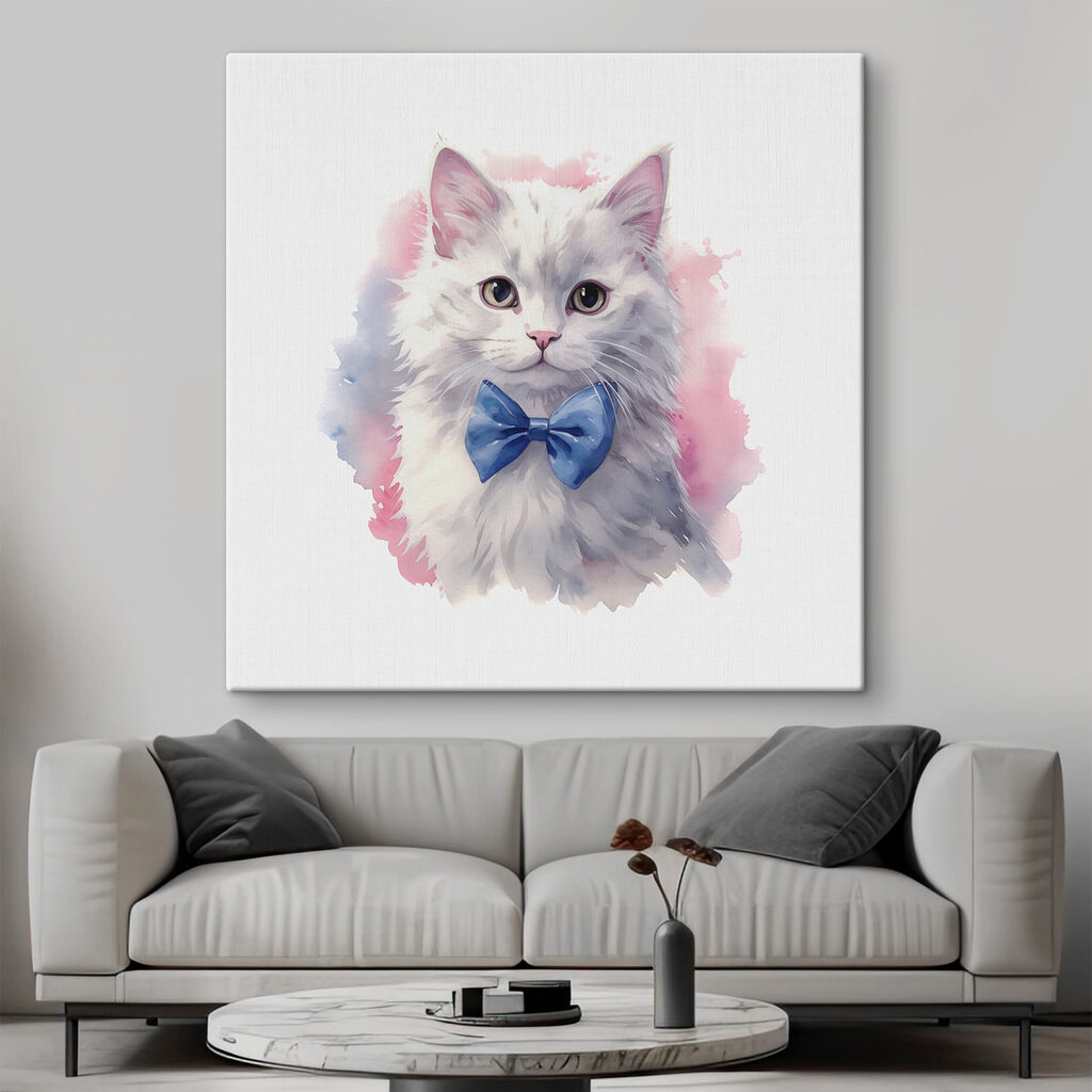 Gatto con papillon — ambiente 2