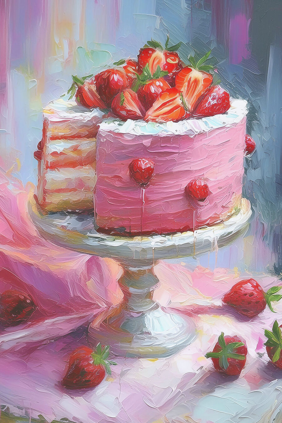 Torta alle fragole — design completo