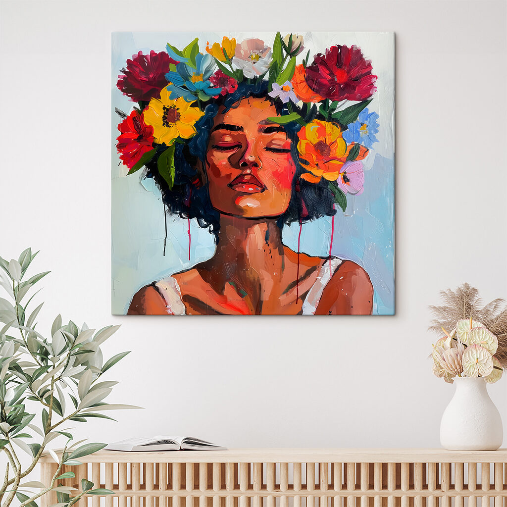 Ghirlanda di fiori luminosa — ambiente 1
