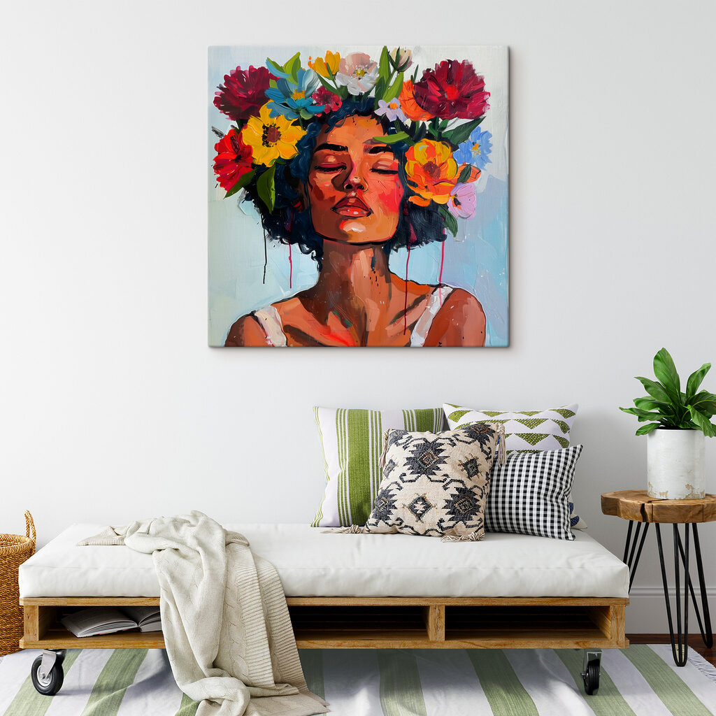 Ghirlanda di fiori luminosa — ambiente 3