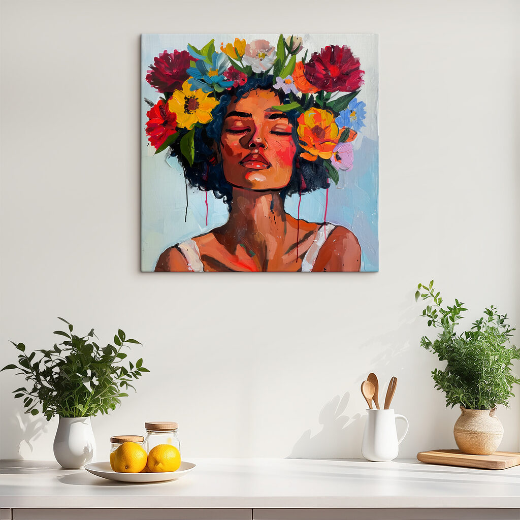 Ghirlanda di fiori luminosa — ambiente 4