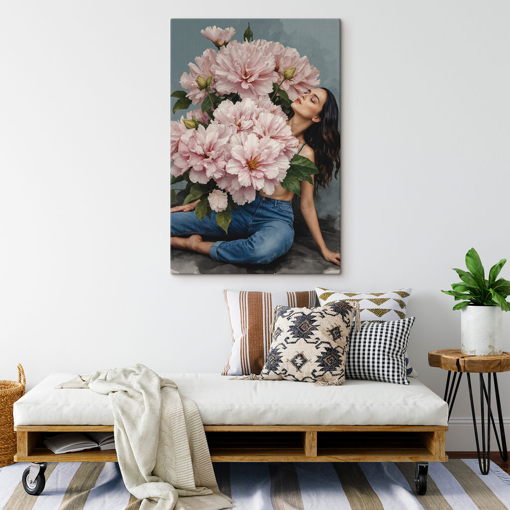 Nascosta tra peonie rosa — ambiente 2