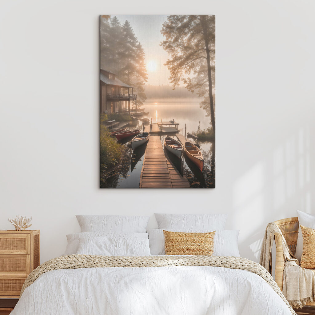 Pontile nella nebbia — ambiente 2