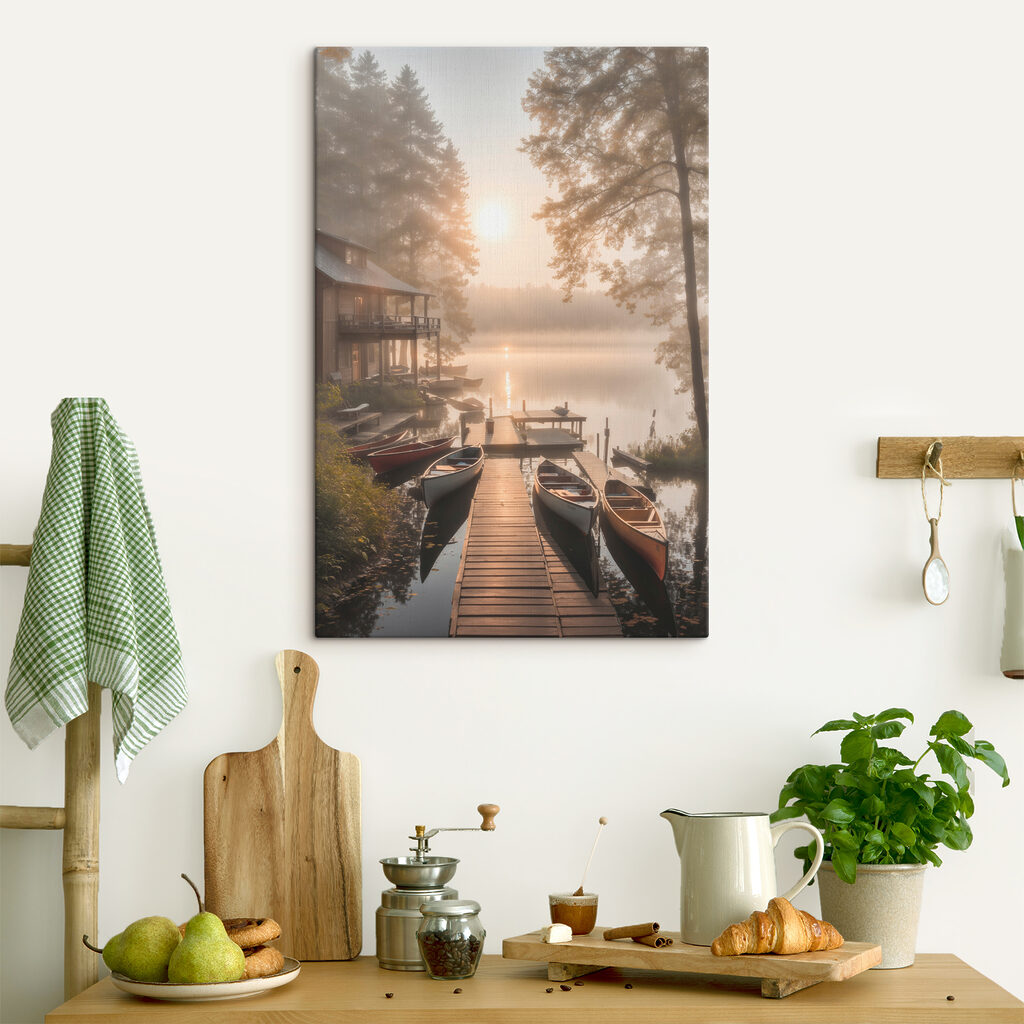 Pontile nella nebbia — ambiente 3