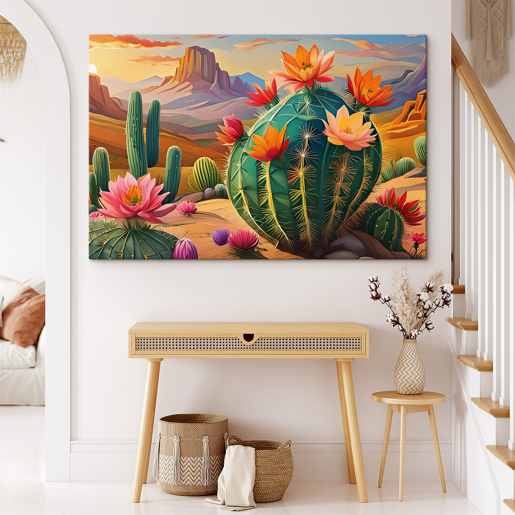 Cactus fioriti nel deserto — ambiente 1