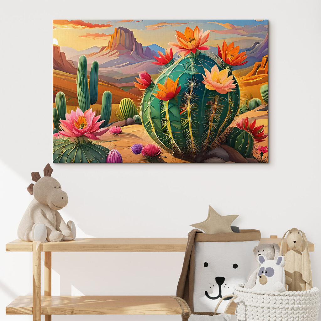 Cactus fioriti nel deserto — ambiente 2