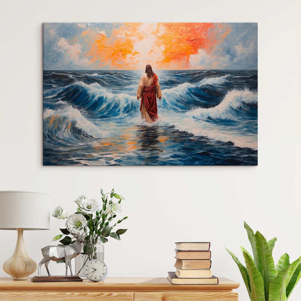 Figura tra le onde — ambiente 3