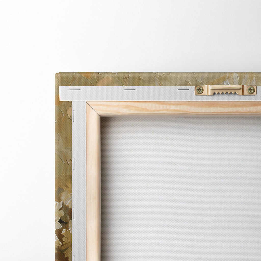 Margherite in vaso chiaro — retro