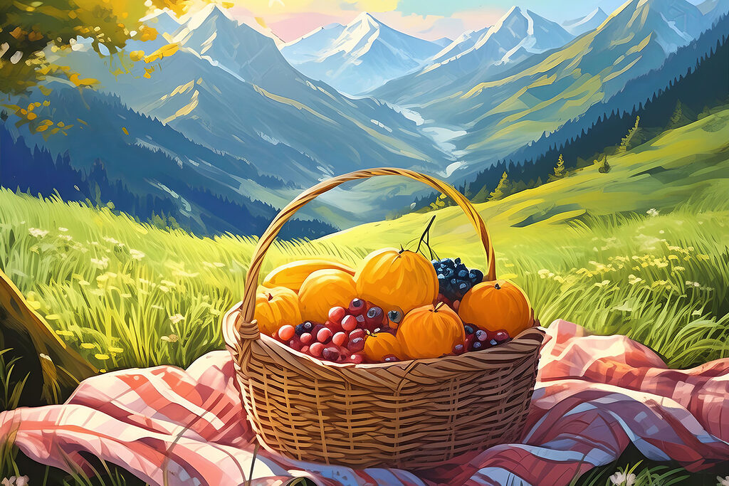 Picnic sopra la valle — design completo