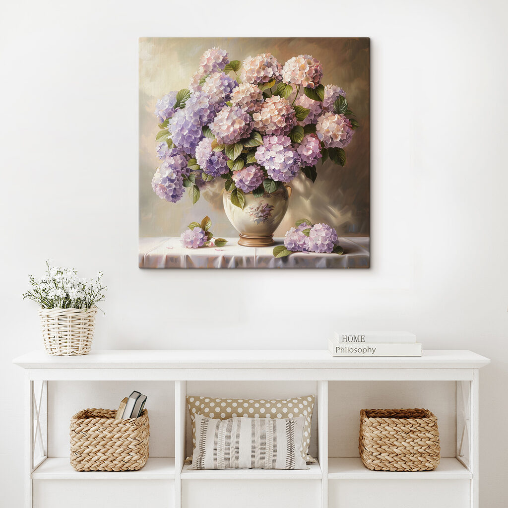 Ortensie lilla al tramonto — ambiente 2