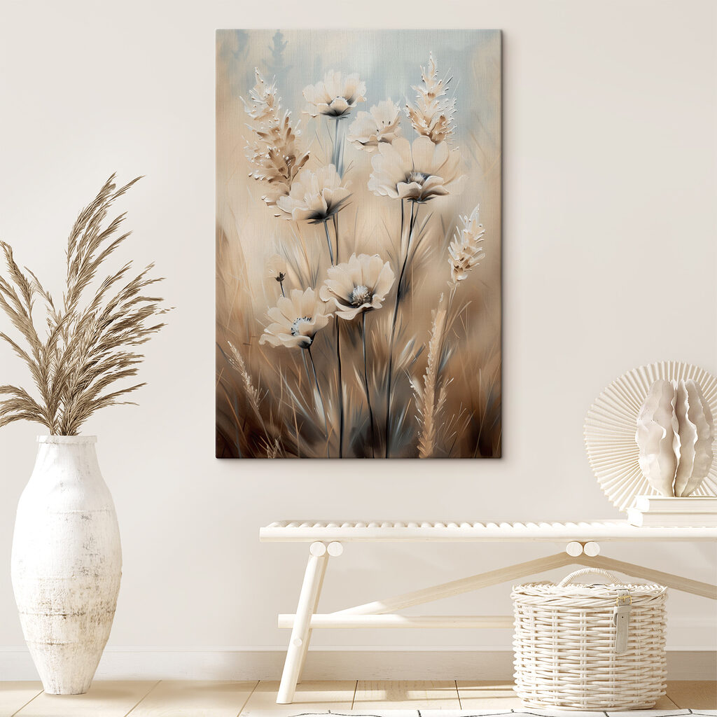 Fiori tra erba secca — ambiente 1