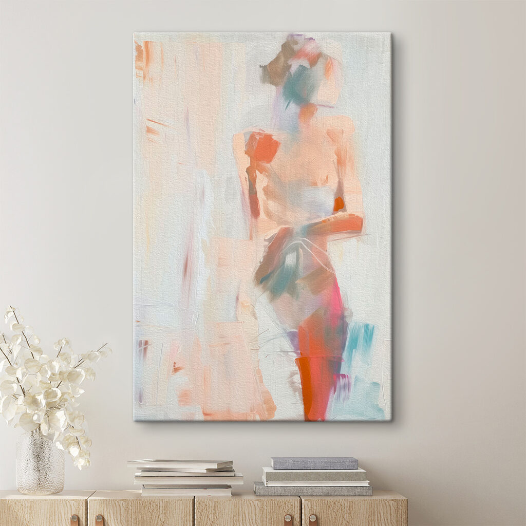 Figura in toni pastello — ambiente 1