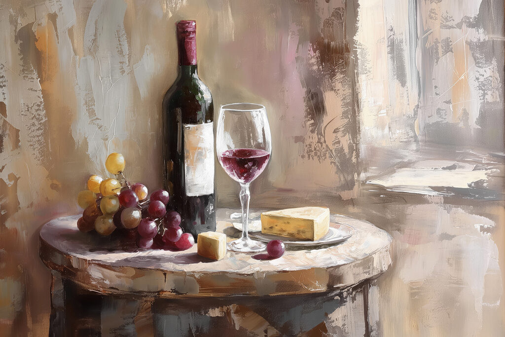 Vino e uva — design completo