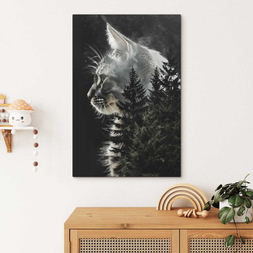 Gatto nel bosco — ambiente 1