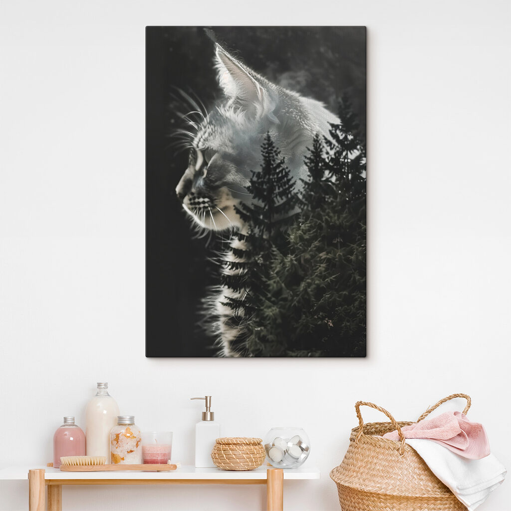 Gatto nel bosco — ambiente 3