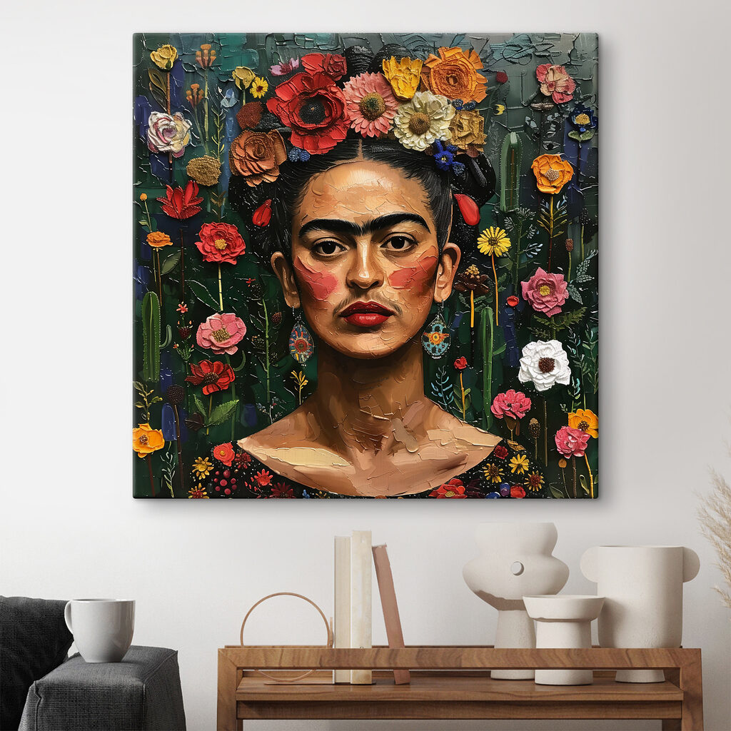 Frida nel giardino fiorito — ambiente 1
