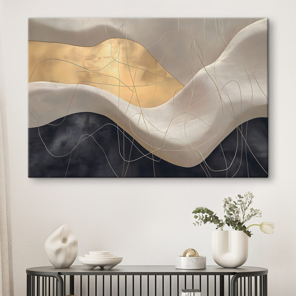 Linee su grigio ondulato — ambiente 2
