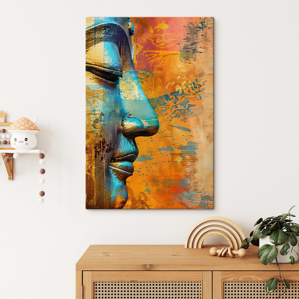 Profilo di Buddha turchese — ambiente 2