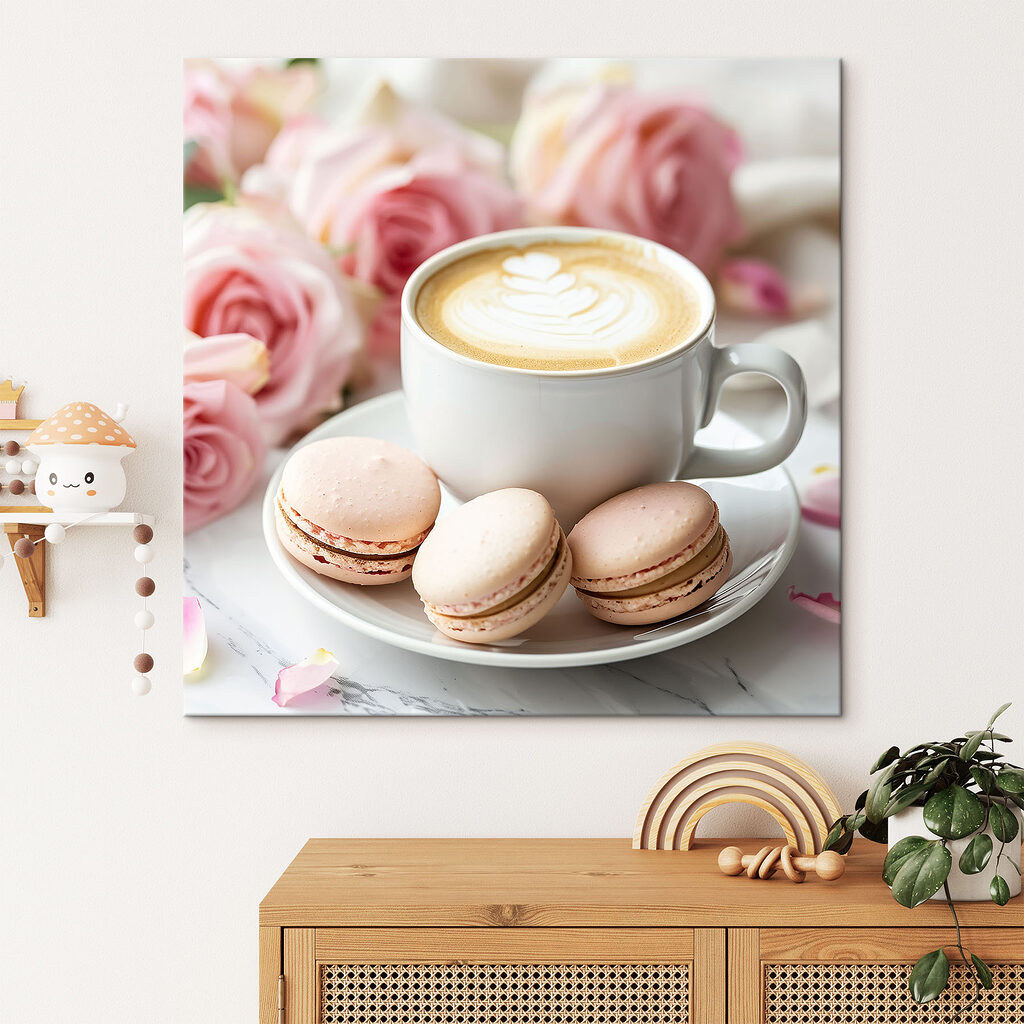 Cappuccino e macarons — ambiente 2
