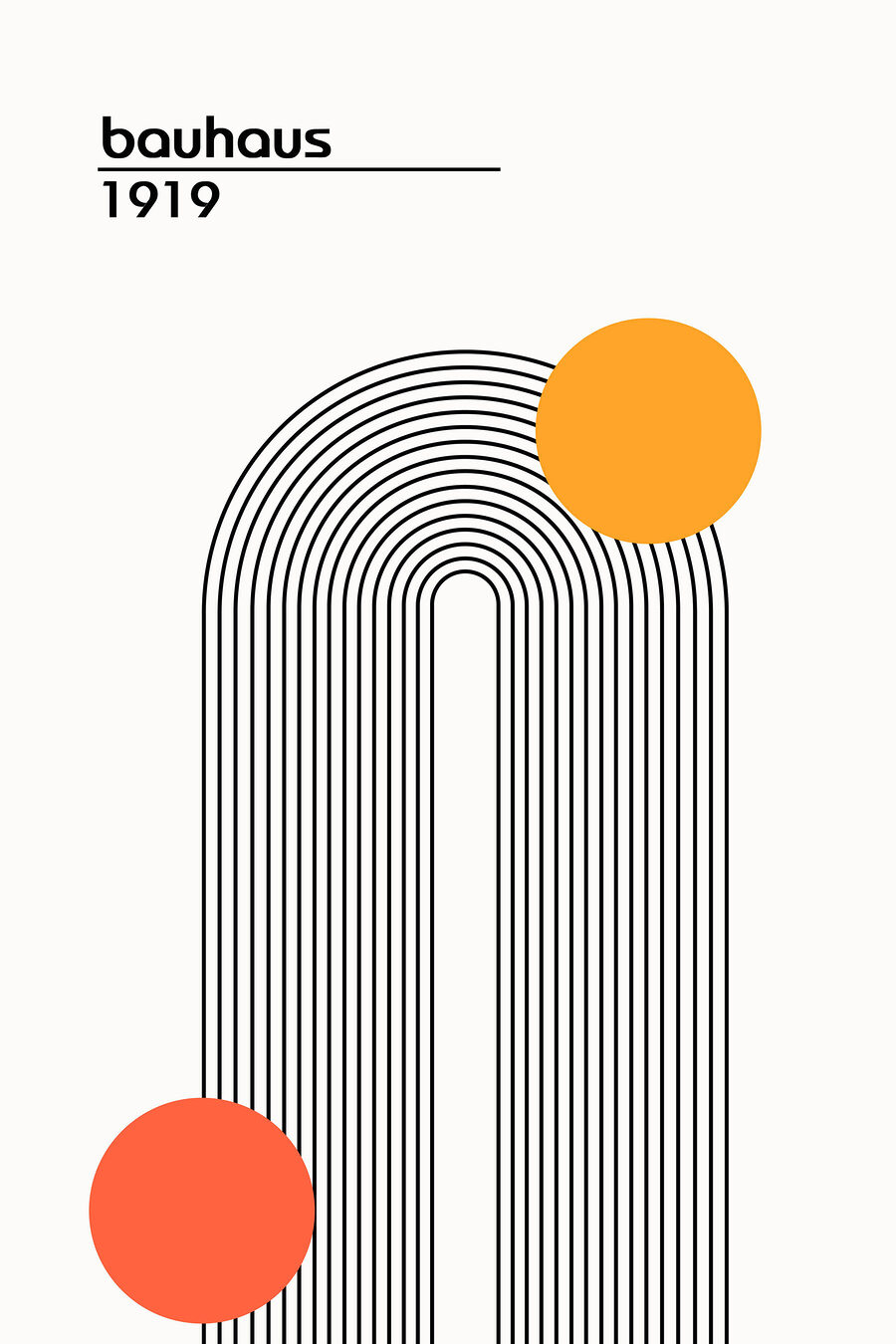 Arco tra cerchi — design completo
