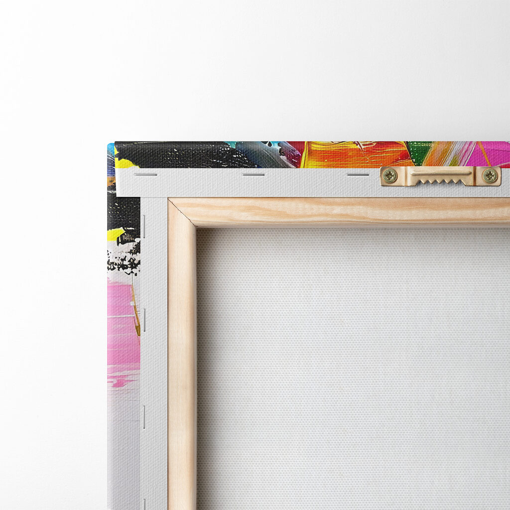Pennellate forti, colori neon — retro