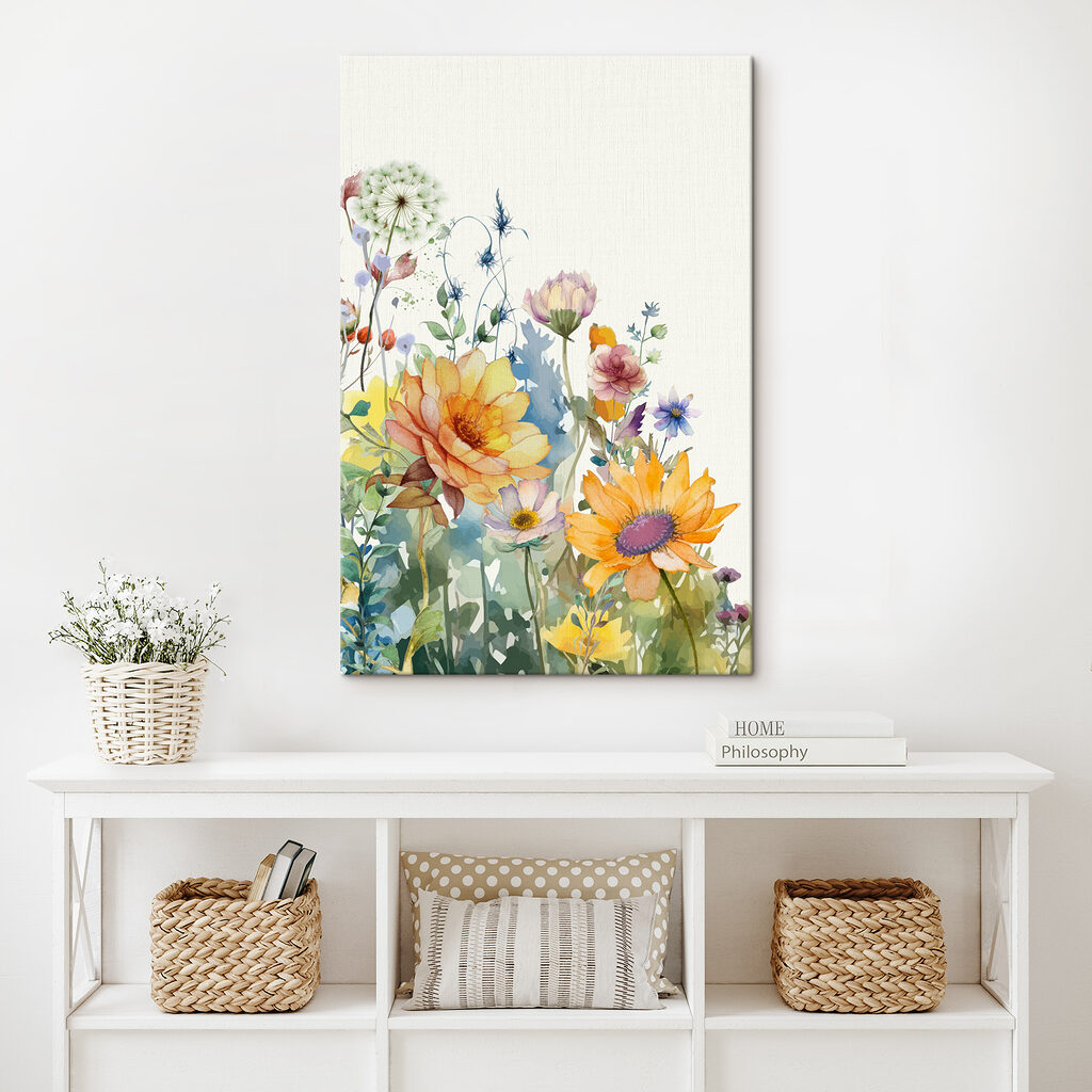 Fiori gialli e soffioni — ambiente 2