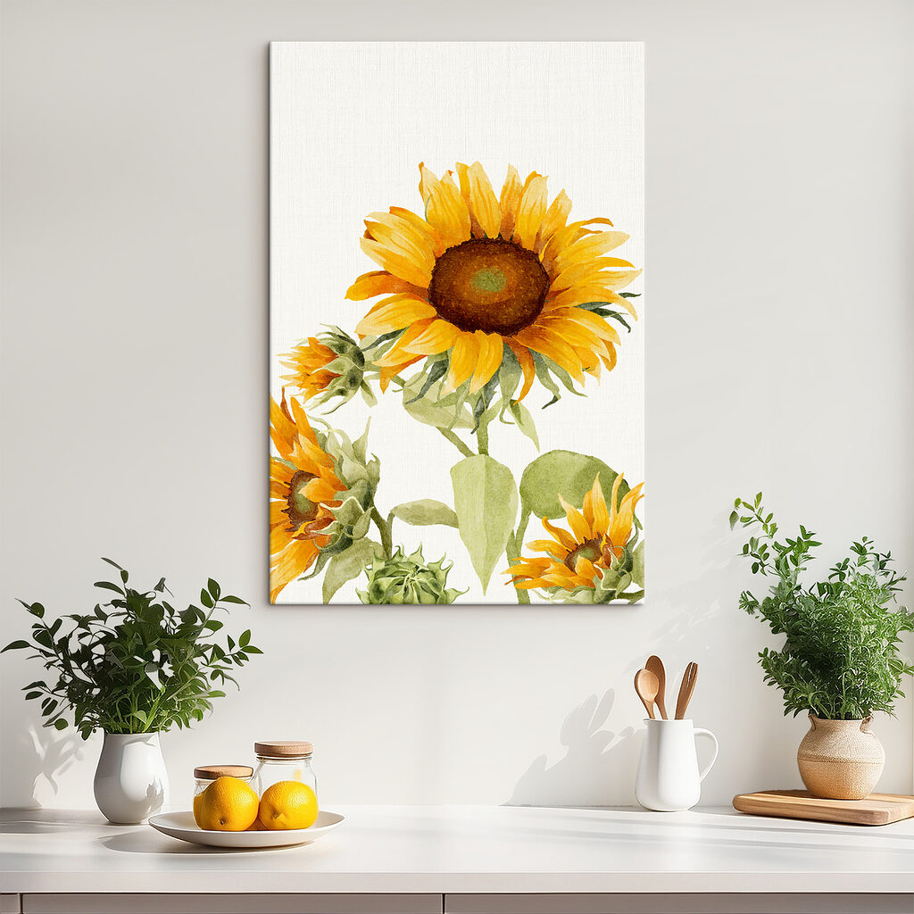 Girasole verso l’alto — ambiente 1