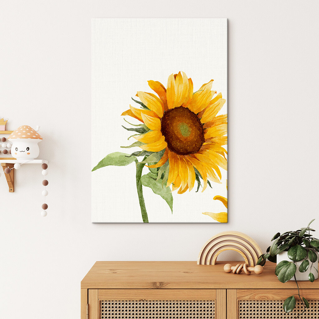 Girasole di profilo — ambiente 2