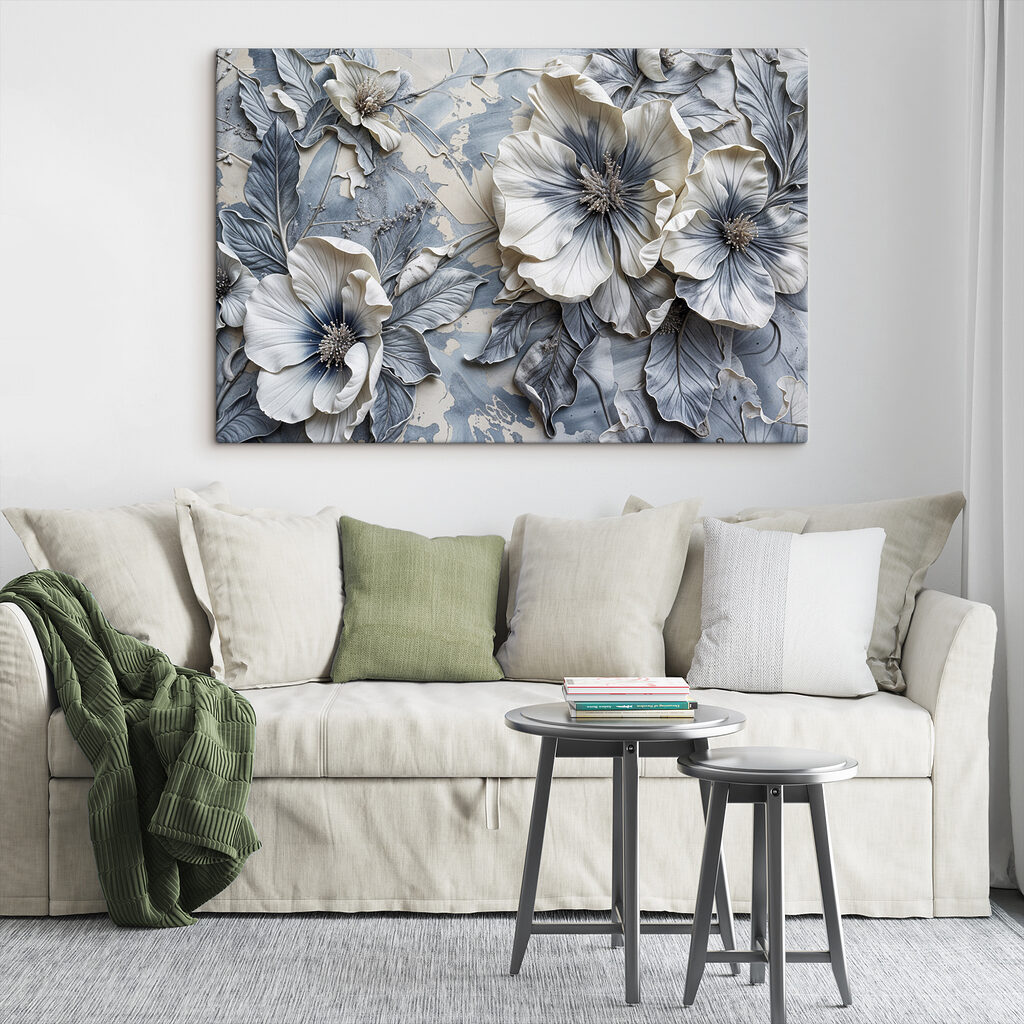 Fiori in grigi freddi — ambiente 1