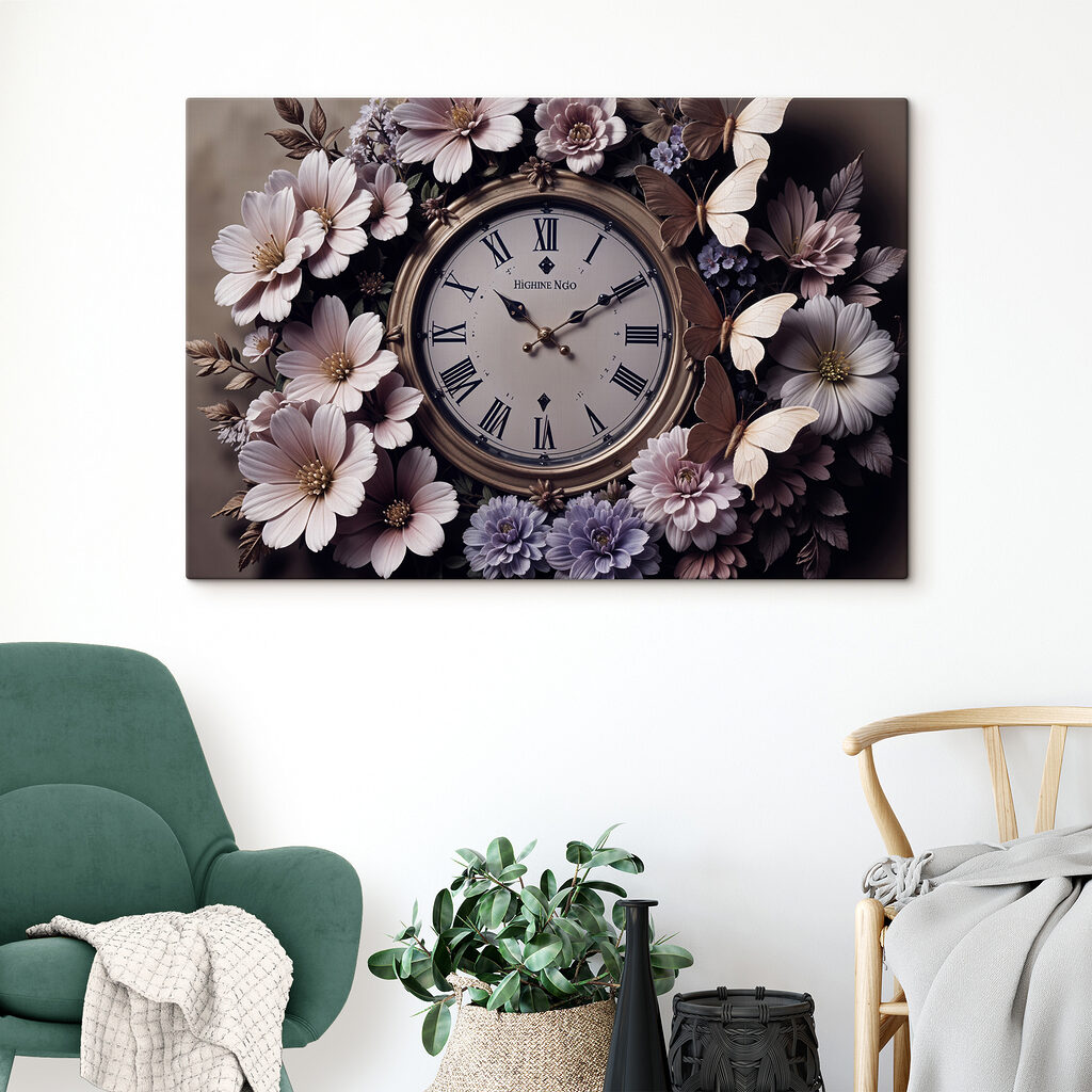 Fiori intorno all’orologio — ambiente 2