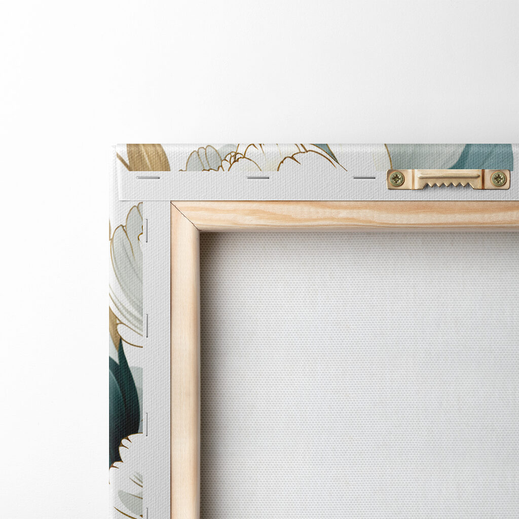 Fiori bianchi, ombre blu — retro