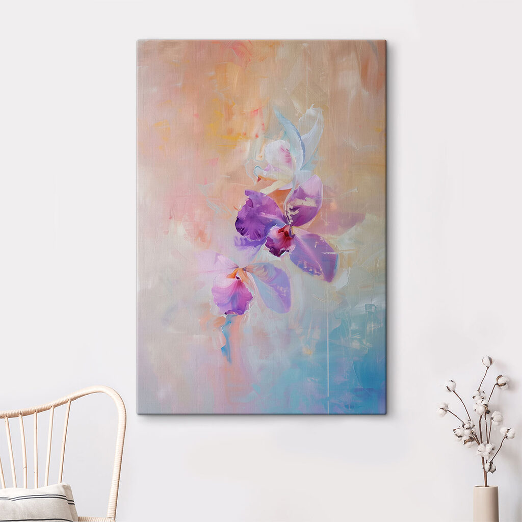 Orchidea in toni pastello — ambiente 4