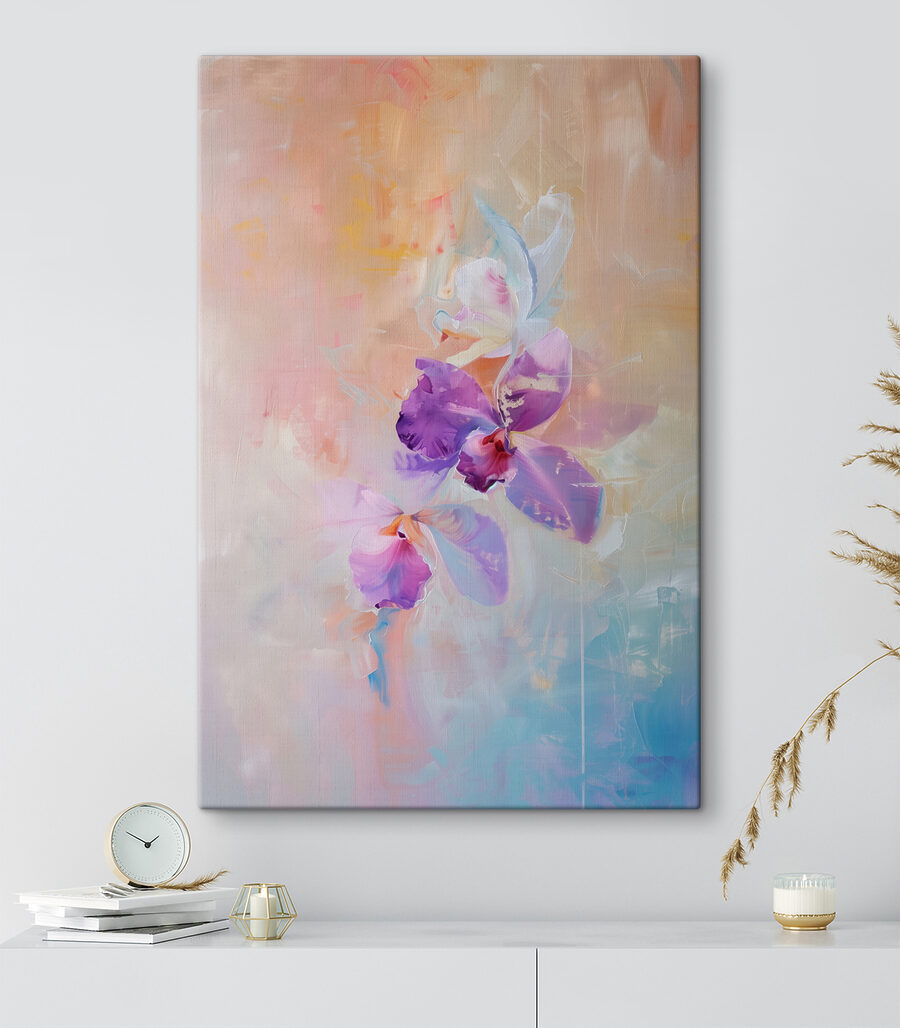 Orchidea in toni pastello — ambiente 1