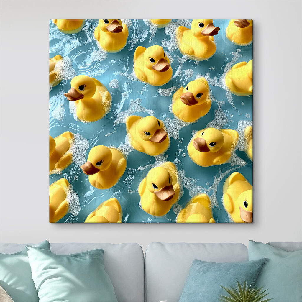 Paperelle gialle sull’acqua — ambiente 2