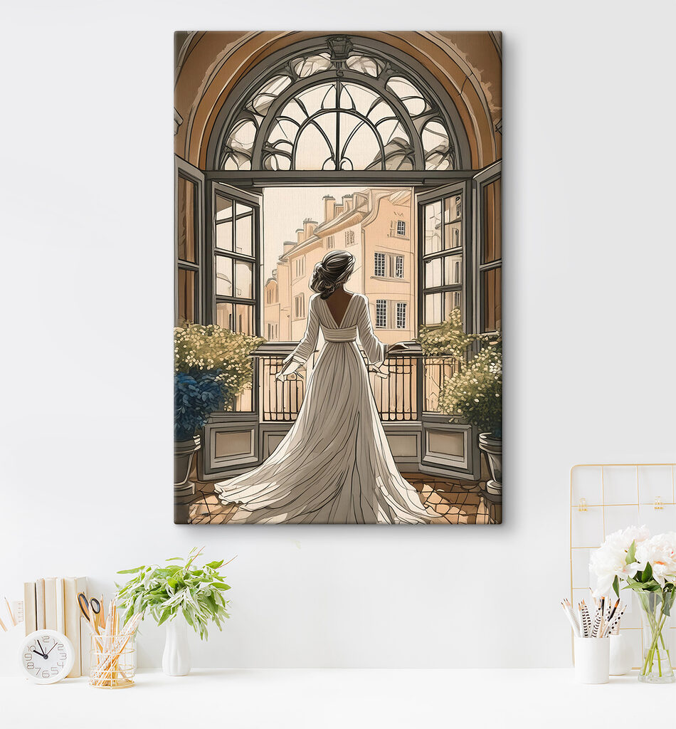Donna sotto l’arco — ambiente 2