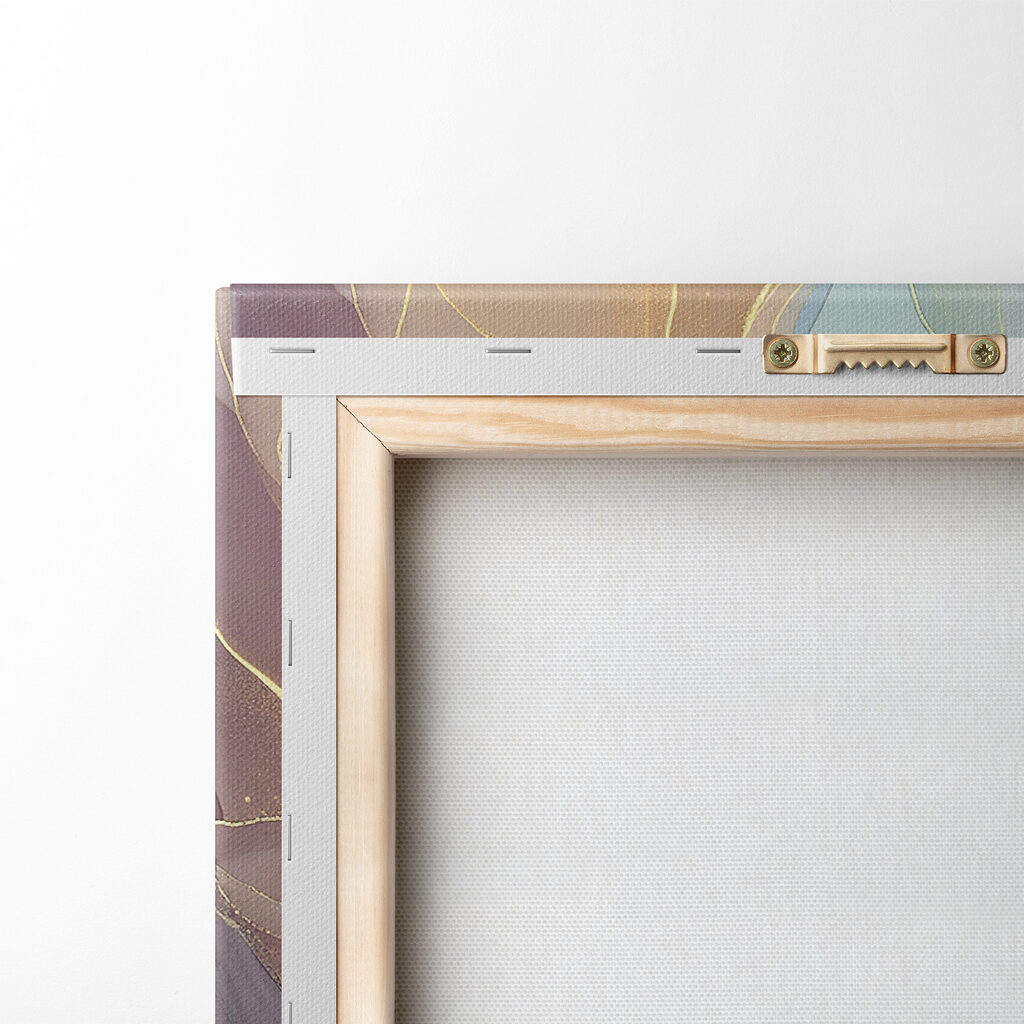 Linee dorate su lilla — retro