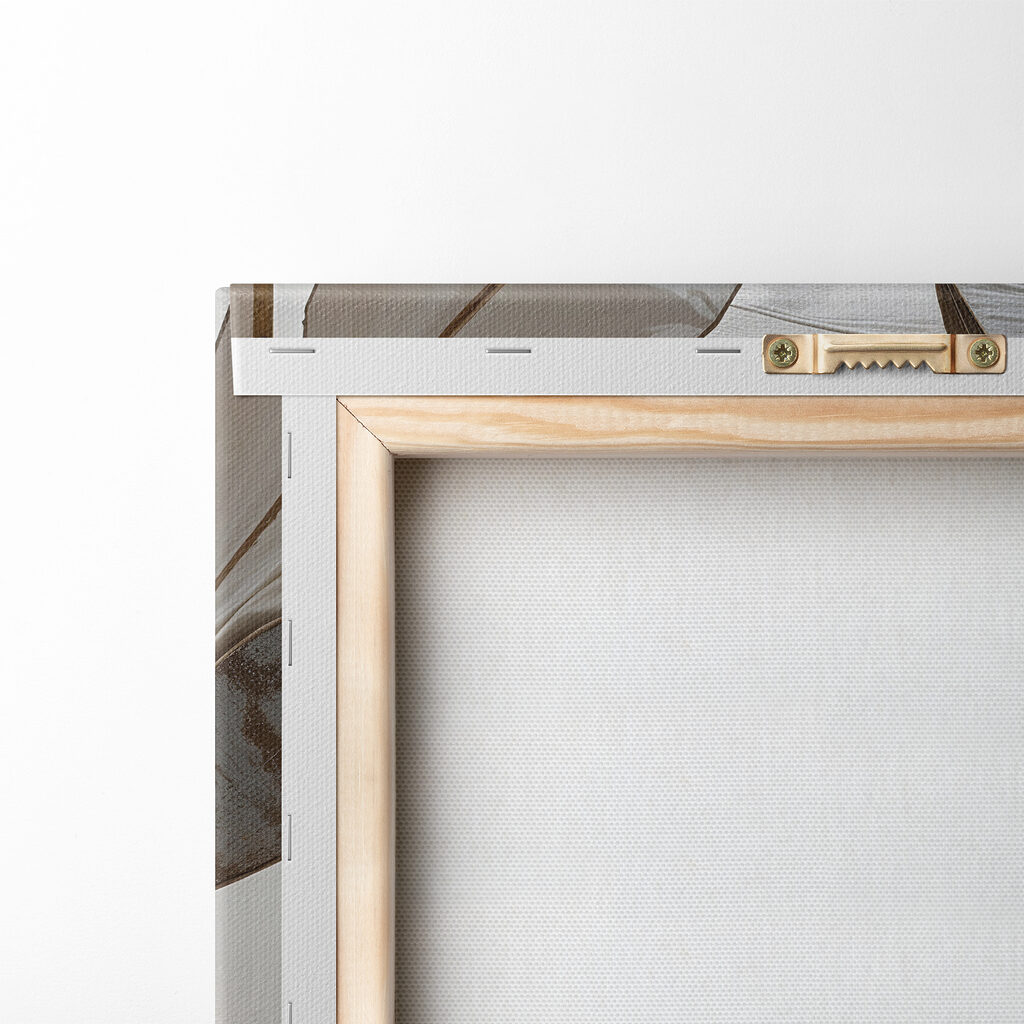 Foglie in linee terrose — retro