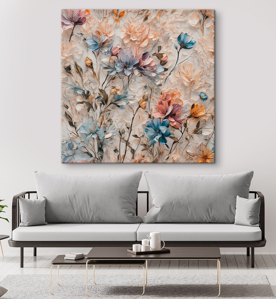 Fiorellini in toni pastello — ambiente 3