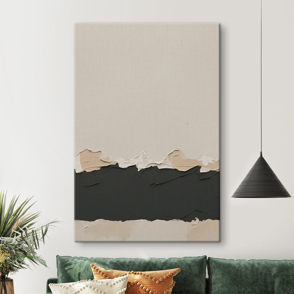 Banda scura su beige — ambiente 1