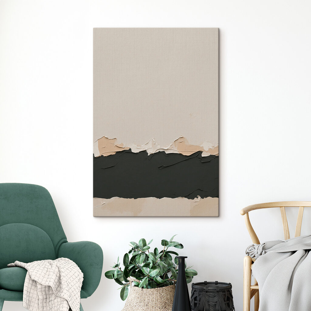 Banda scura su beige — ambiente 2