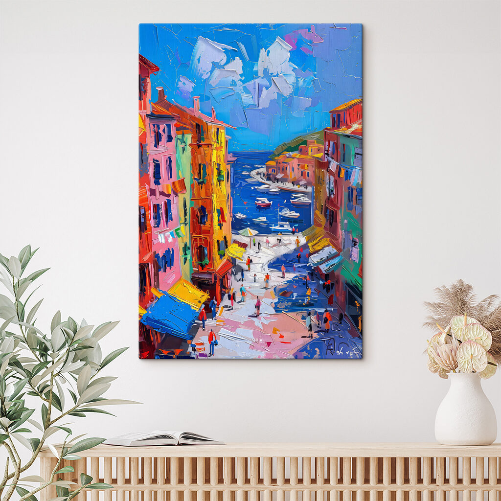 Strada del porto colorata — ambiente 1