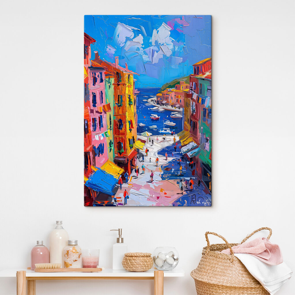 Strada del porto colorata — ambiente 2