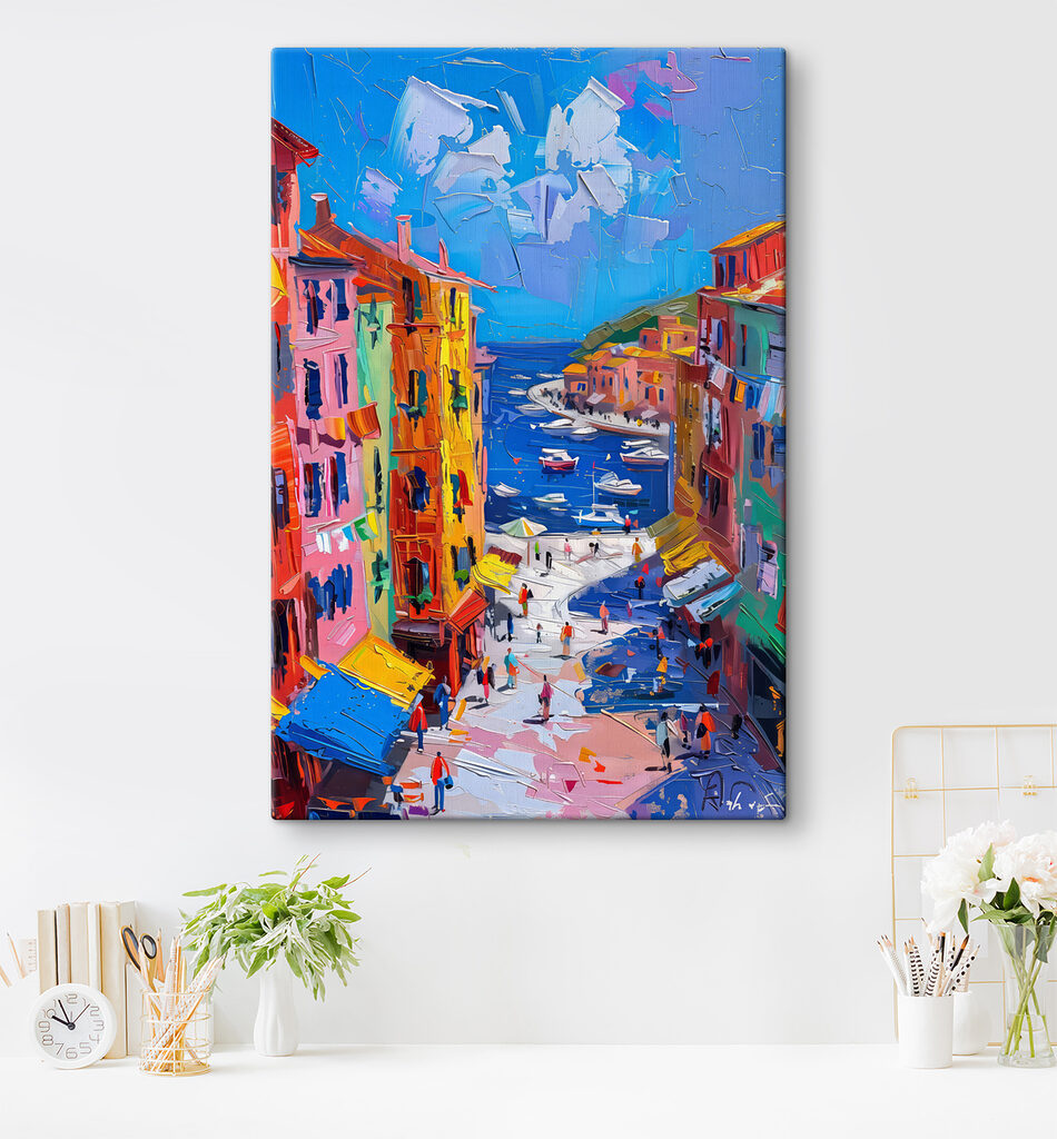 Strada del porto colorata — ambiente 3