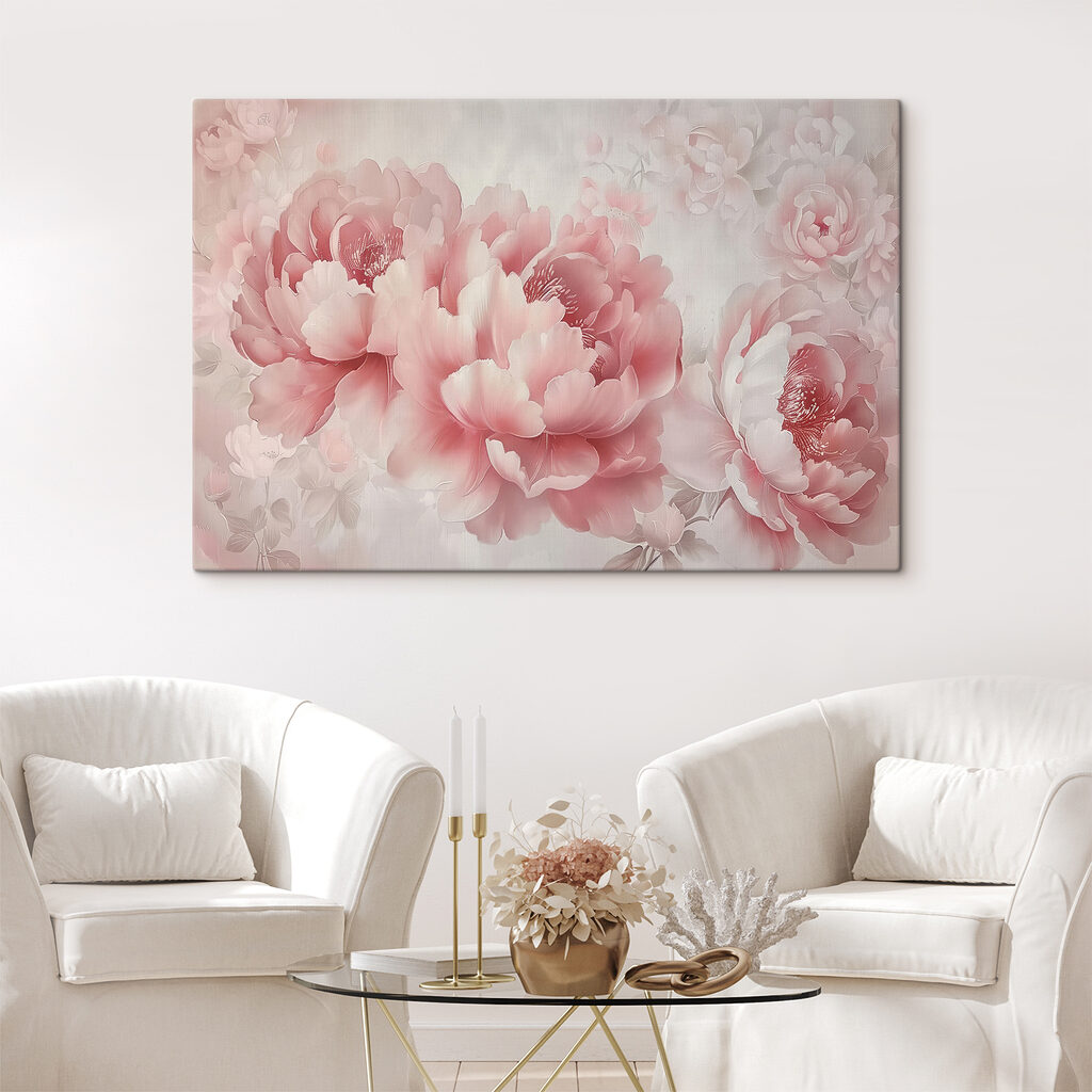 Peonie in rosa tenue — ambiente 1