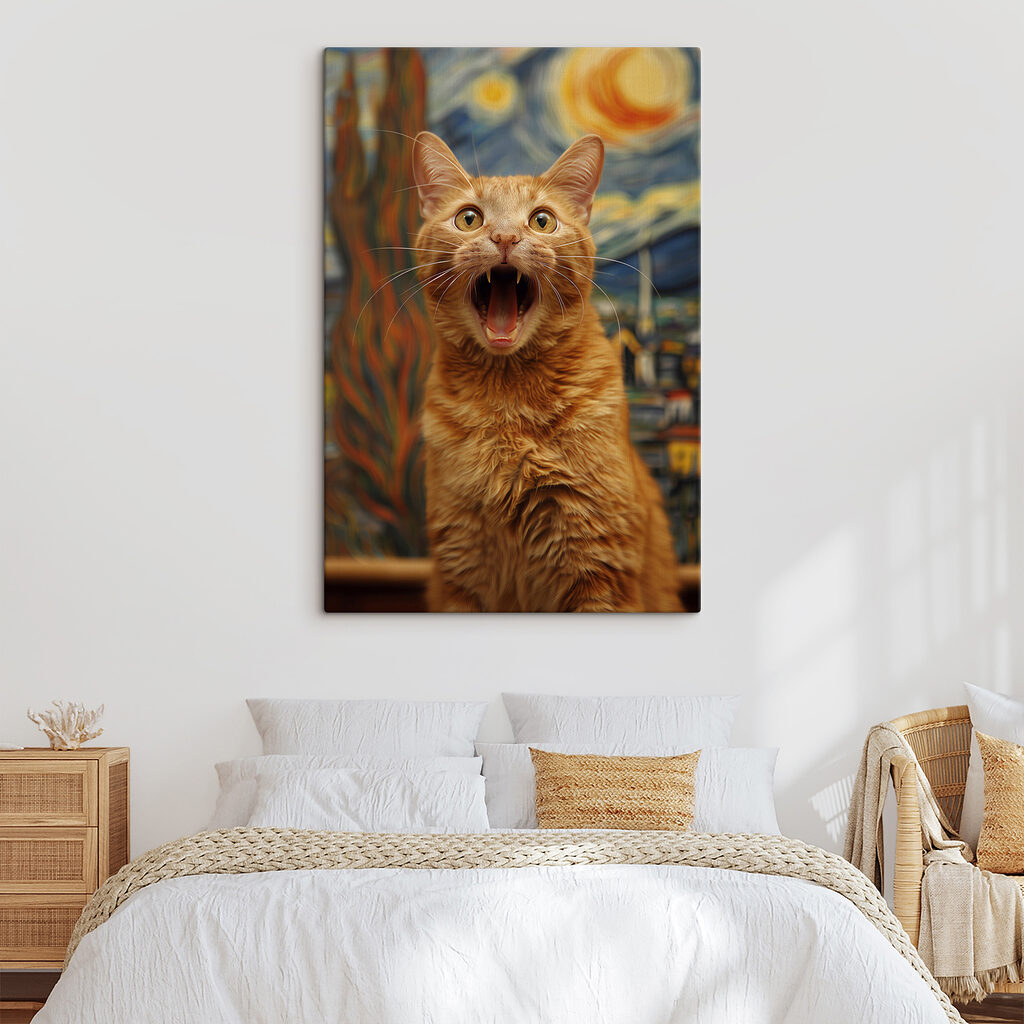 Gatto e cielo stellato — ambiente 1