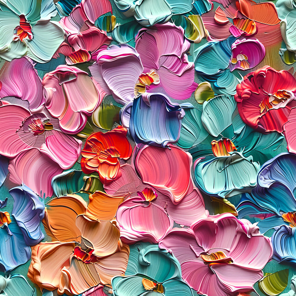 Mosaico di petali — design completo
