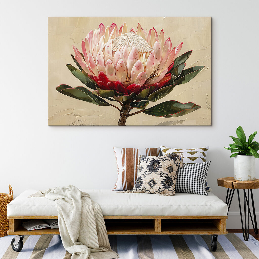 Protea che si apre — ambiente 3