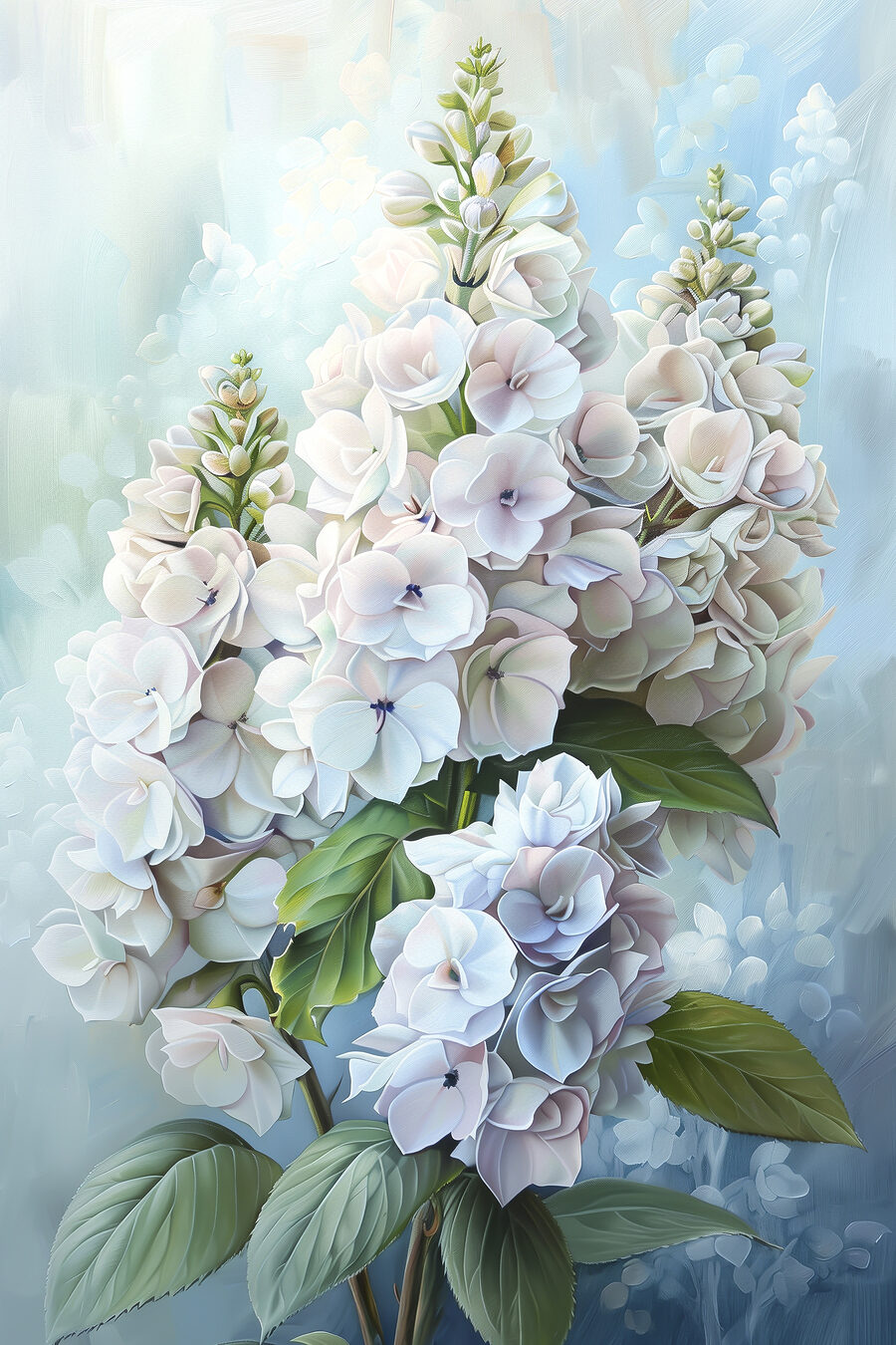 Fiori su alti grappoli — design completo