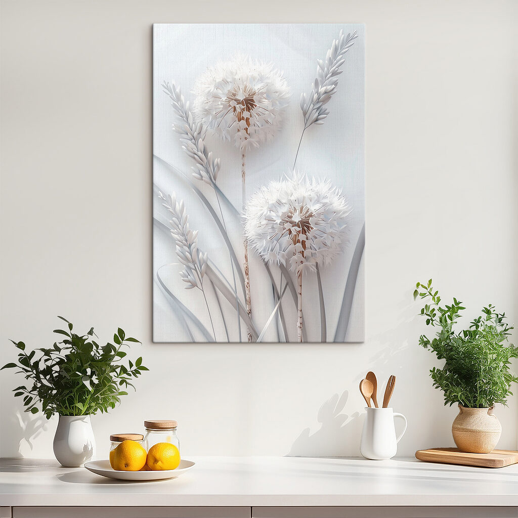 Due soffioni nella luce in un ambiente